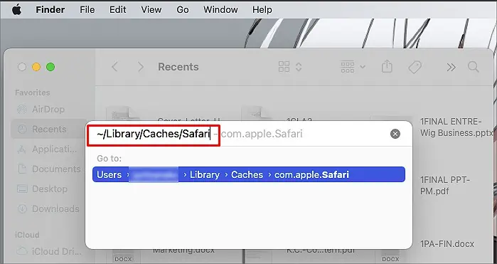 navigate-to-safari-cache