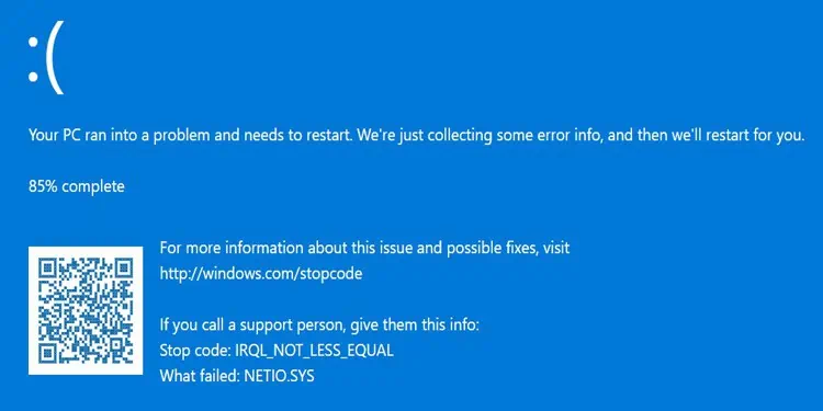 How to Fix NETIO.SYS BSOD Error in Windows?