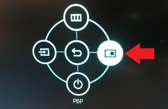 pbp option in display menu