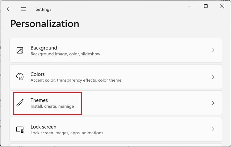 personalization themes