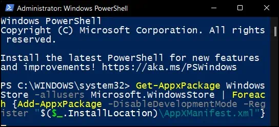 powershell-unin