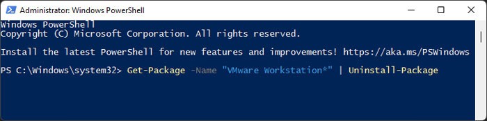 powershell-uninstall-vmware