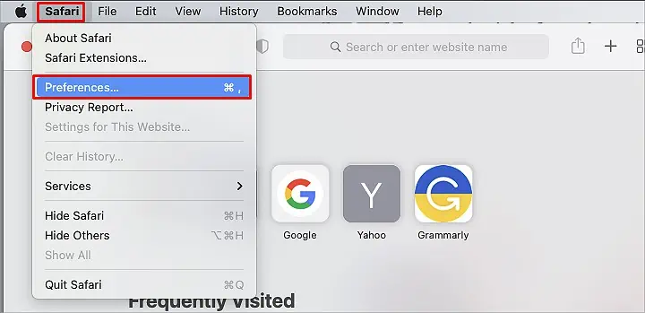 preferences-from-safari