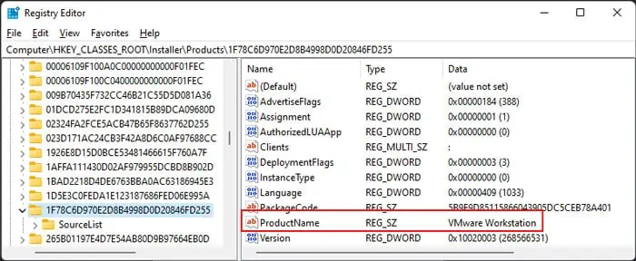 product-name-vmware-installer-products