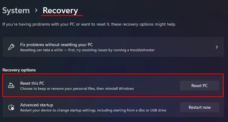 How to Fix UNEXPECTED STORE EXCEPTION on Windows? 28 reset-PC-exception-error