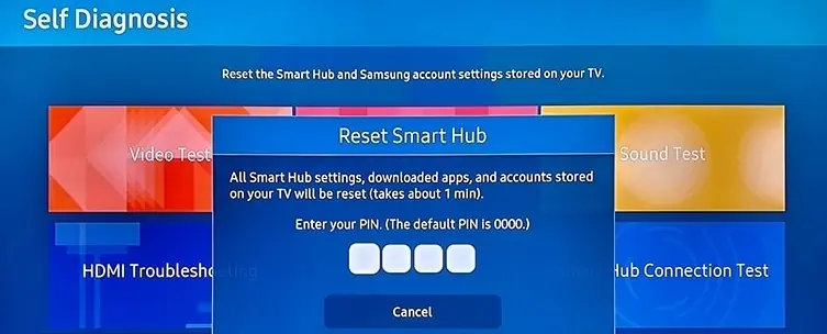 Netflix Not Working on Samsung Smart TV? 10 Proven Ways to Fix It 29 reset-smart-hub-enter-pin