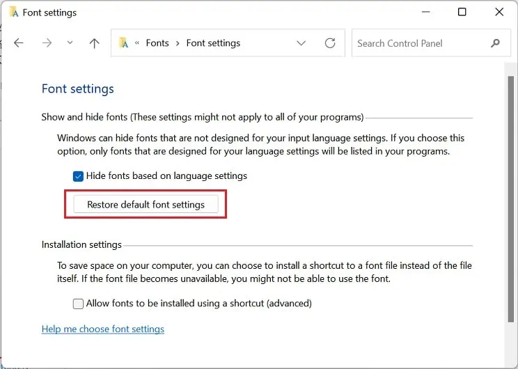 How to Reset Display Settings on Windows 56 restore-default-font-settings