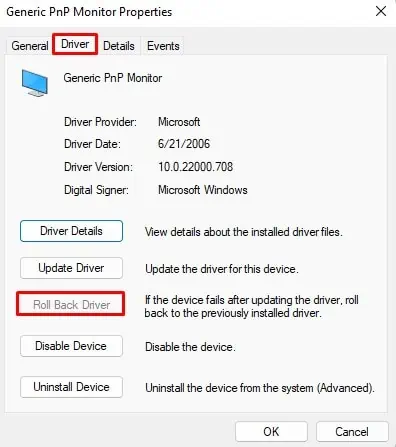 roll-back-monitor-driver