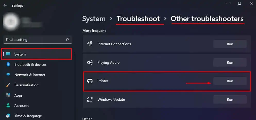 run-printer-troubleshooter
