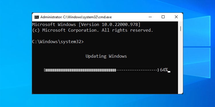 run windows update from command line