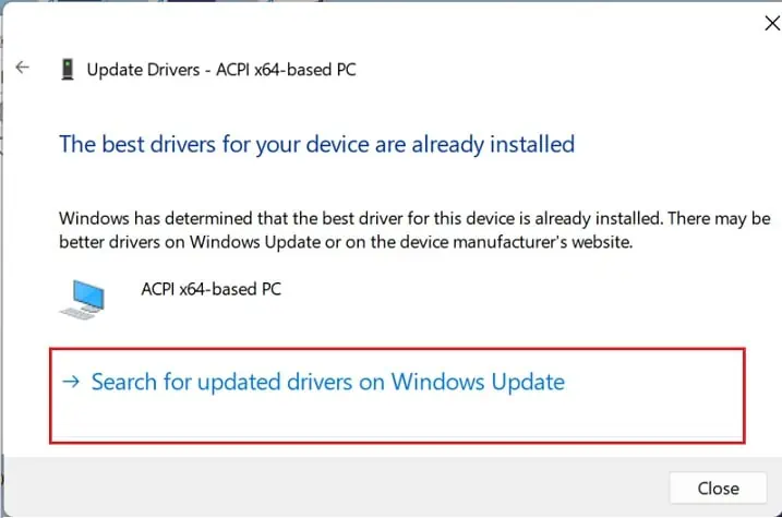 Why Am I Lagging So Much? 16 Ways to Fix a Slow Computer 80 search-for-updated-drivers-on-windows-update