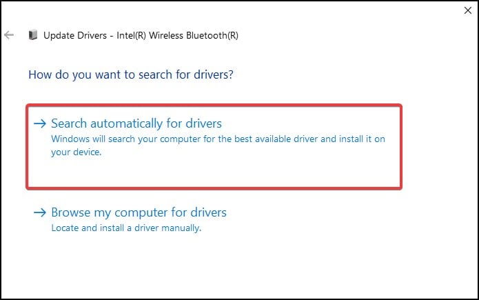search driver