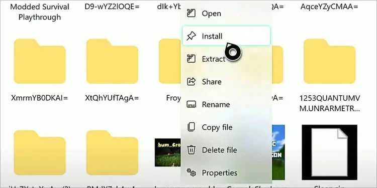 How to Install Mods on Xbox One 50 select-install