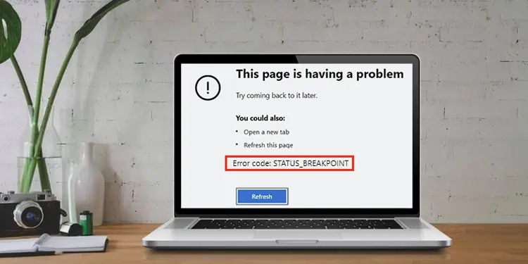 How to Fix STATUS_BREAKPOINT Error in Google Chrome