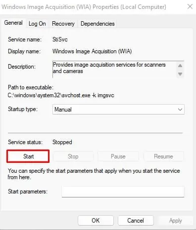 stop-windows-image-acquisition-service