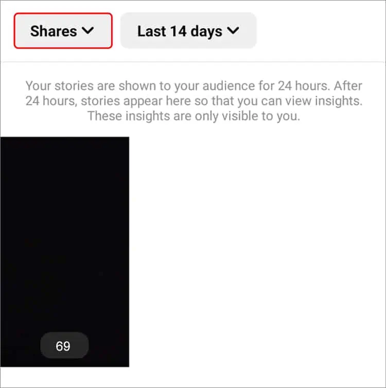 How to See Who Shared Your Instagram Story? 30 stories-in-dropdown