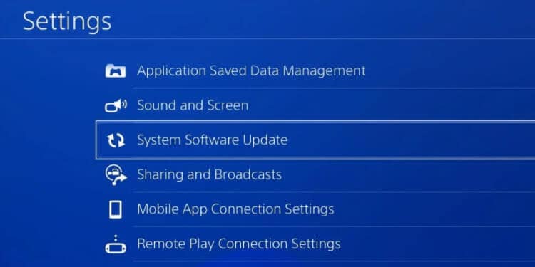 system software update