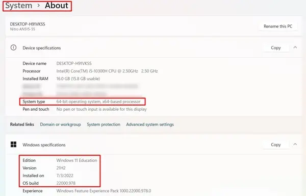 Left Speaker Not Working on PC? 10 Ways to Fix It 36 system-type-and-model