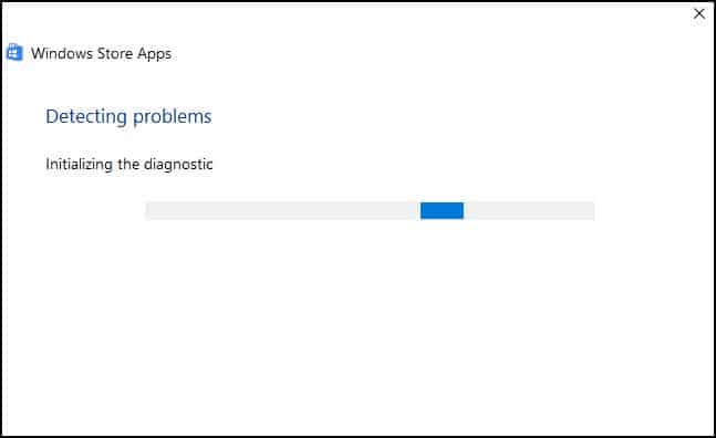 windows store troubleshooter