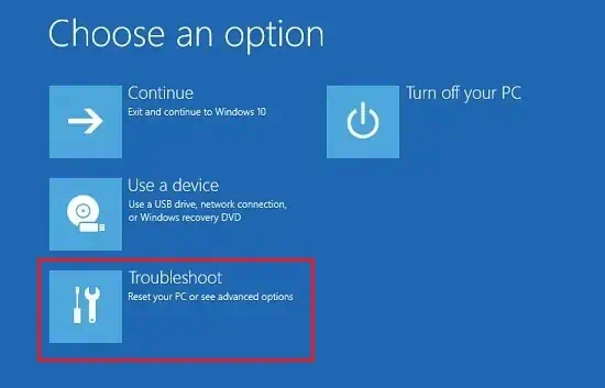 troubleshoot-in-windows-re