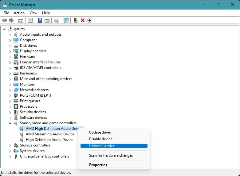 uninstall-amd-hd-audio-device-drivers