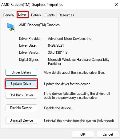 display driver update