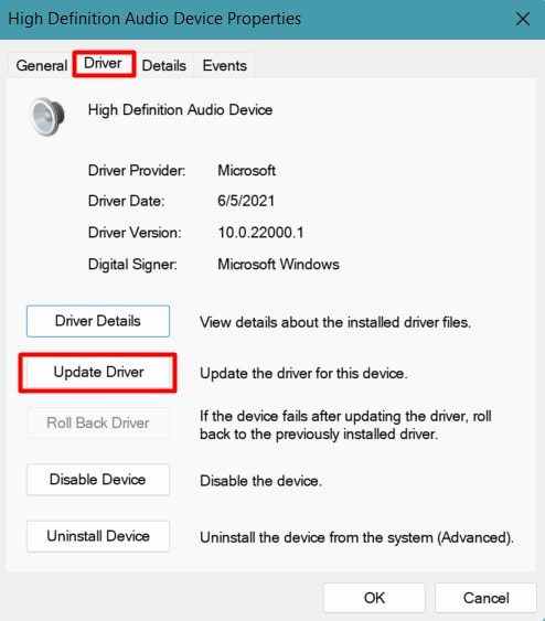 update driver