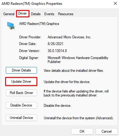 update driver