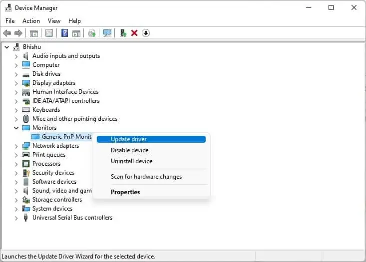 11 Ways to Fix Black Screen on HP Laptop 43 update-monitor-driver-1