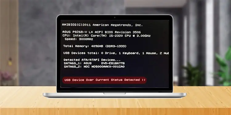 [Solve] “USB Device Over Current Status Detected” Error
