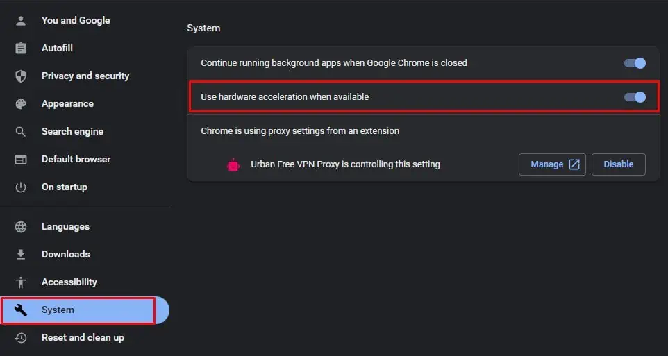 use-hardware-acceleration-when-available-disable