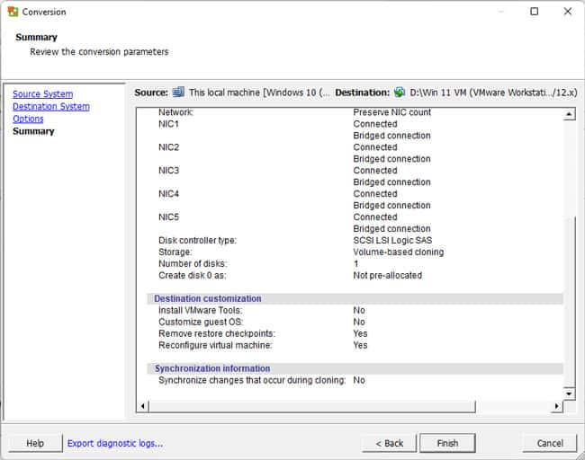 How To Virtualize A Physical Machine With VMware - 39