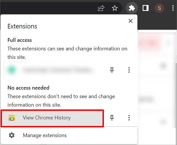 chrome history chrome history