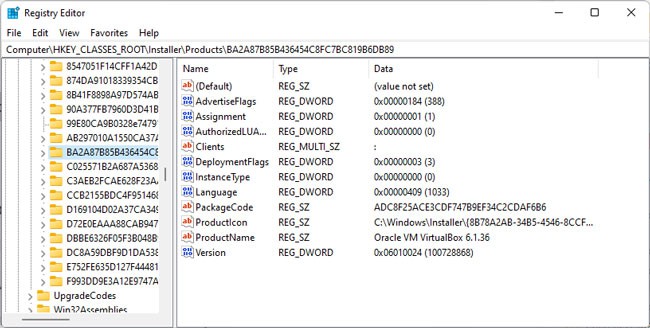 virtualbox-producticon-registry-key