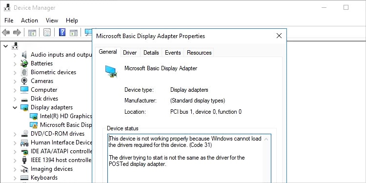 How To Change Microsoft Basic Display Adapter To Current Graphics Adapter In Windows - 99