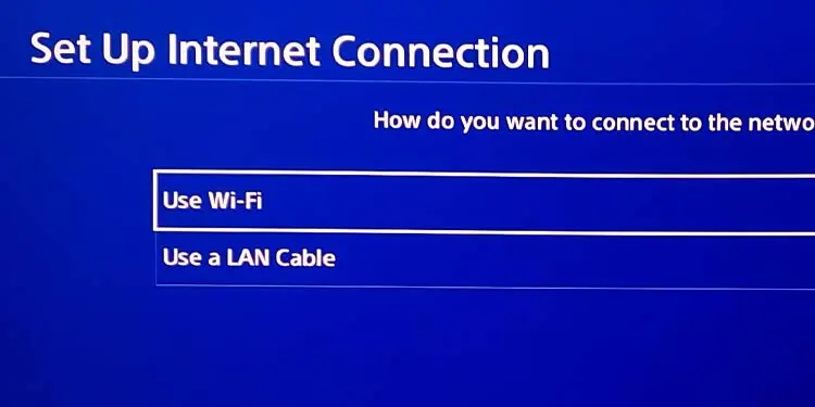 PlayStation Store Won't Load? Here’s How To Fix It 64 wifi-or-lan-ps4