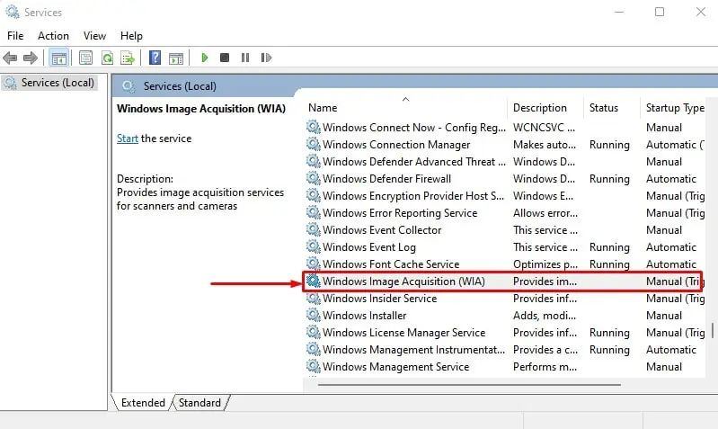 windows-image-acquisition-service