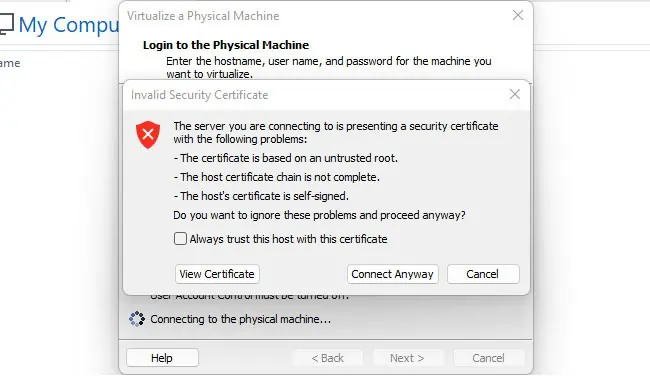 workstation-invalid-security-certificate