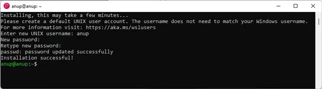 wsl-debian-username-password