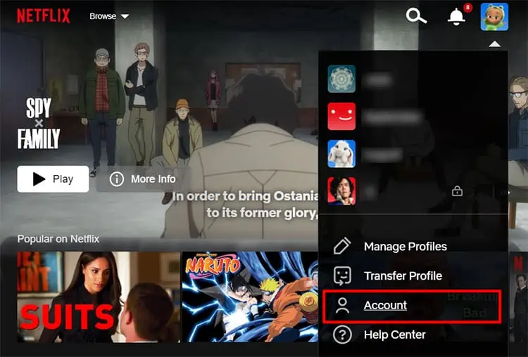 How to Fix "This Title is Not Available to Watch Instantly" on Netflix 50 Choose-Account-