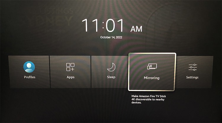 Choose Mirroring 