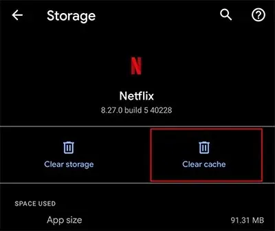 How to Fix "This Title is Not Available to Watch Instantly" on Netflix 54 Clear-Netflix-app-cache-on-Android