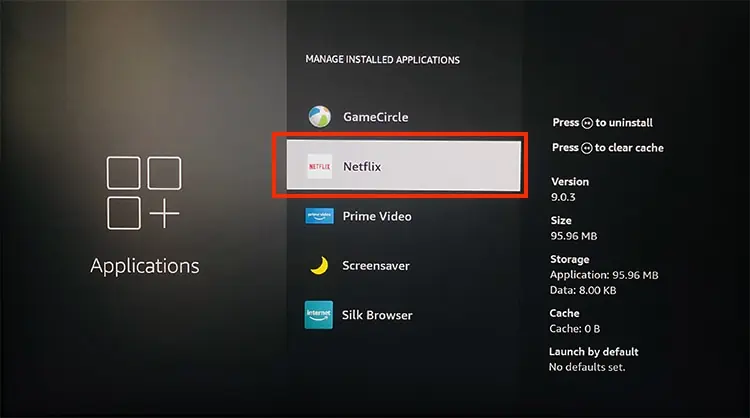 How to Fix "This Title is Not Available to Watch Instantly" on Netflix 66 Click-on-Manage-Installed-Applications-Netflix-1-1
