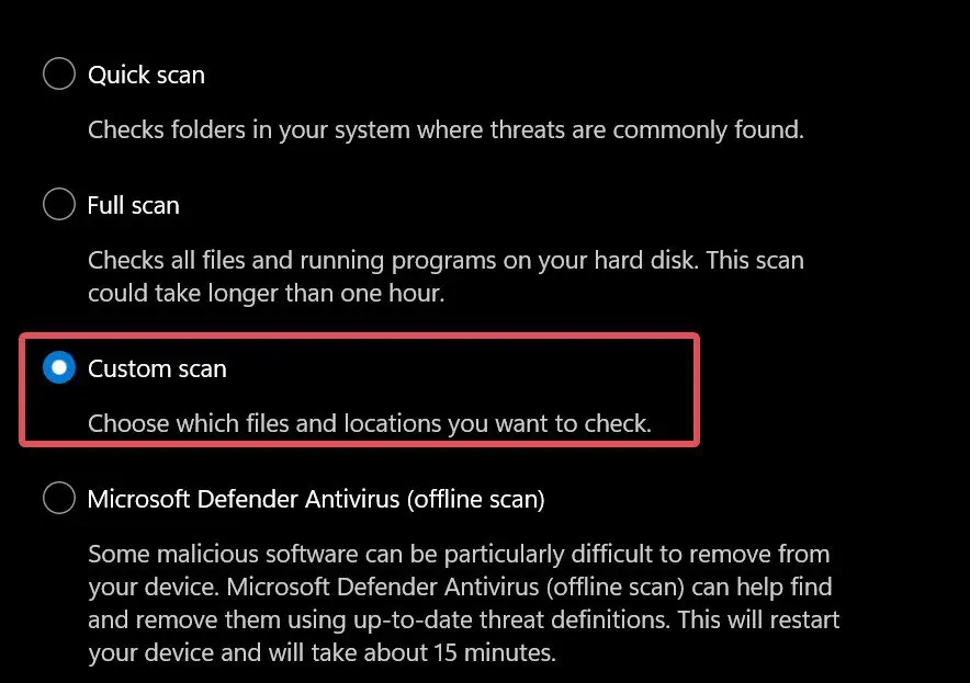 Custom-Malware-Scan
