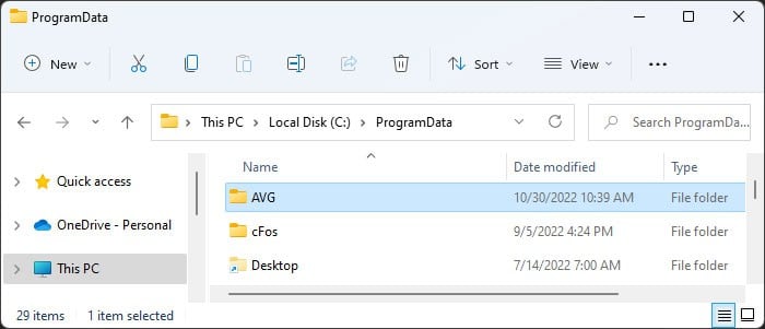 Delete-AVG-from-programdata