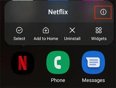 How to Fix "This Title is Not Available to Watch Instantly" on Netflix 62 Go-to-App-Info-icon