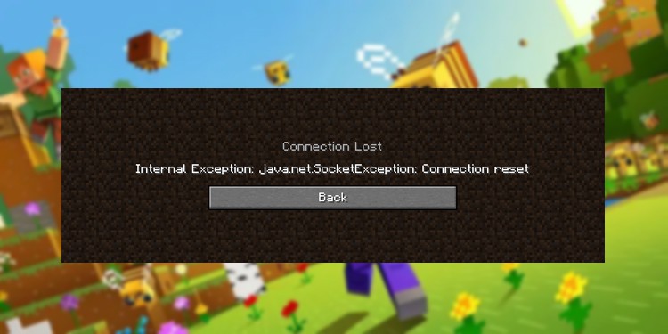 Internal Exception java.net.SocketException Connection reset