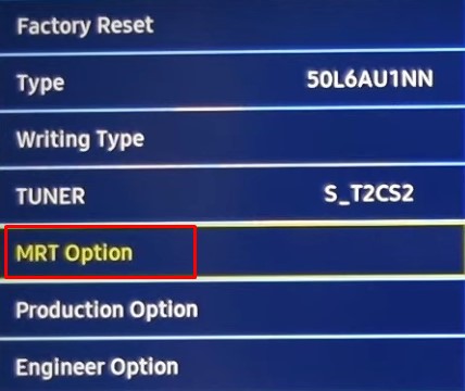 MRT option