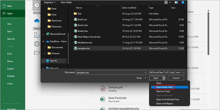 Fix  We Found A Problem With Some Content In Excel - 35