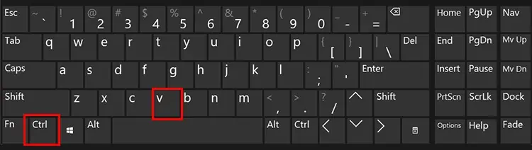 Paste-Shortcut
